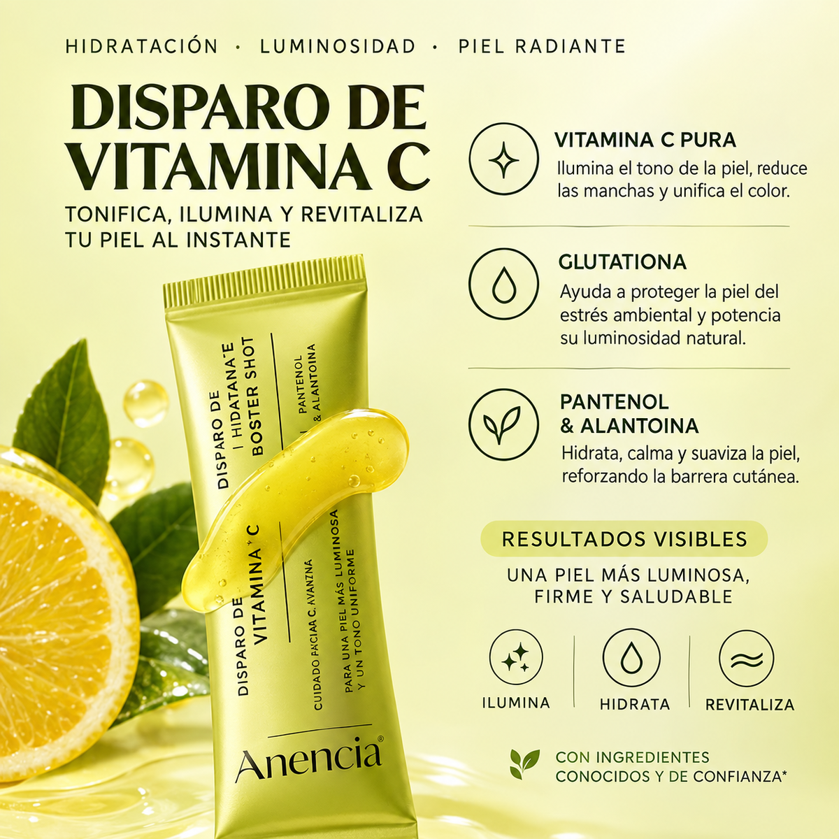 Arencia Booster Facial de Vitamina C Arencia